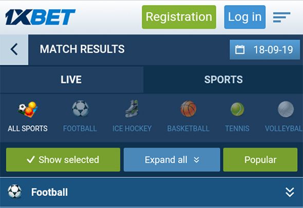 1xbet 2024 app