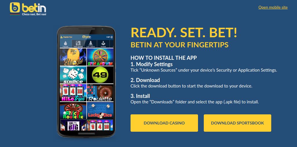 Betin android app