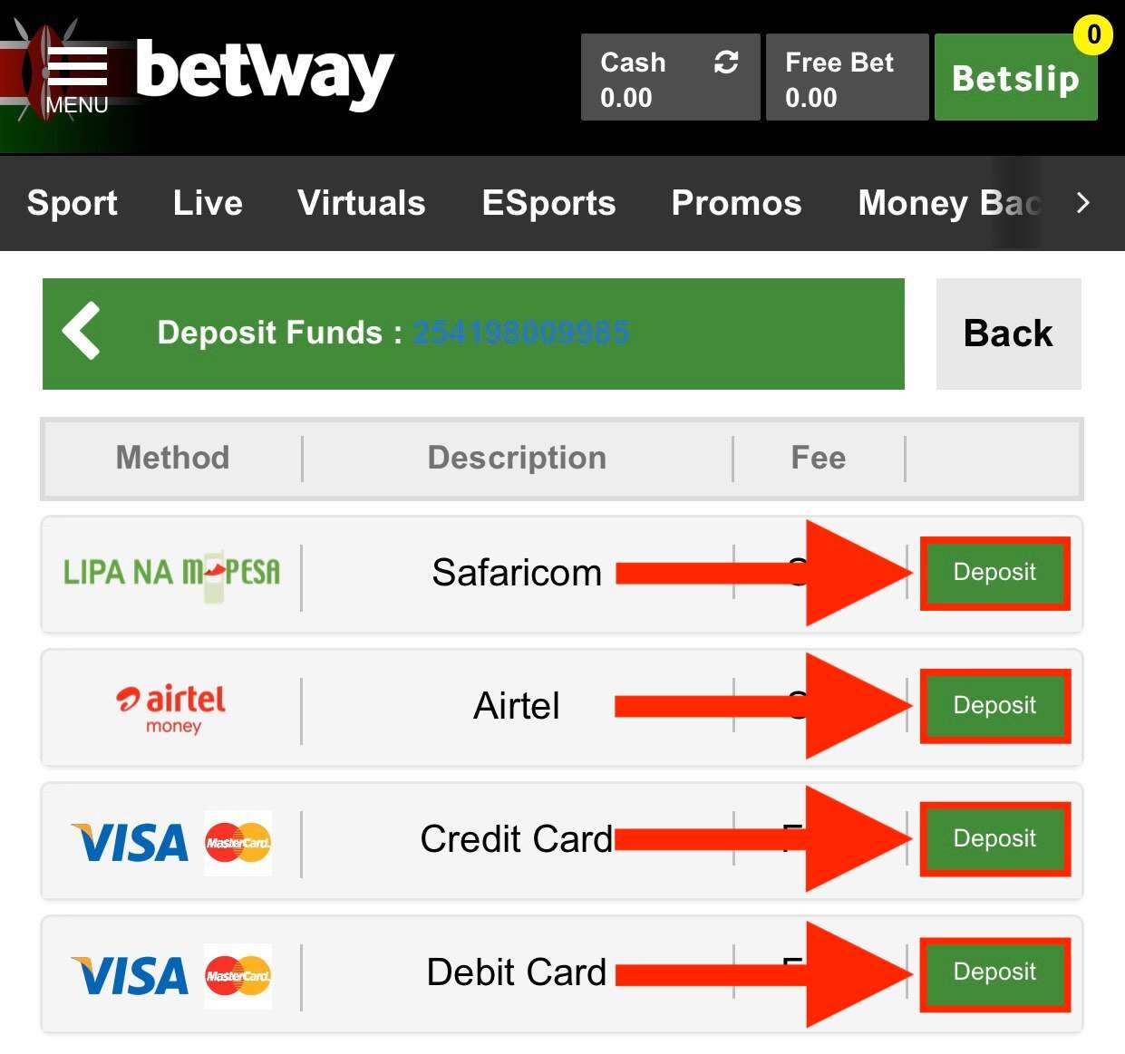 Betway welcome bonus