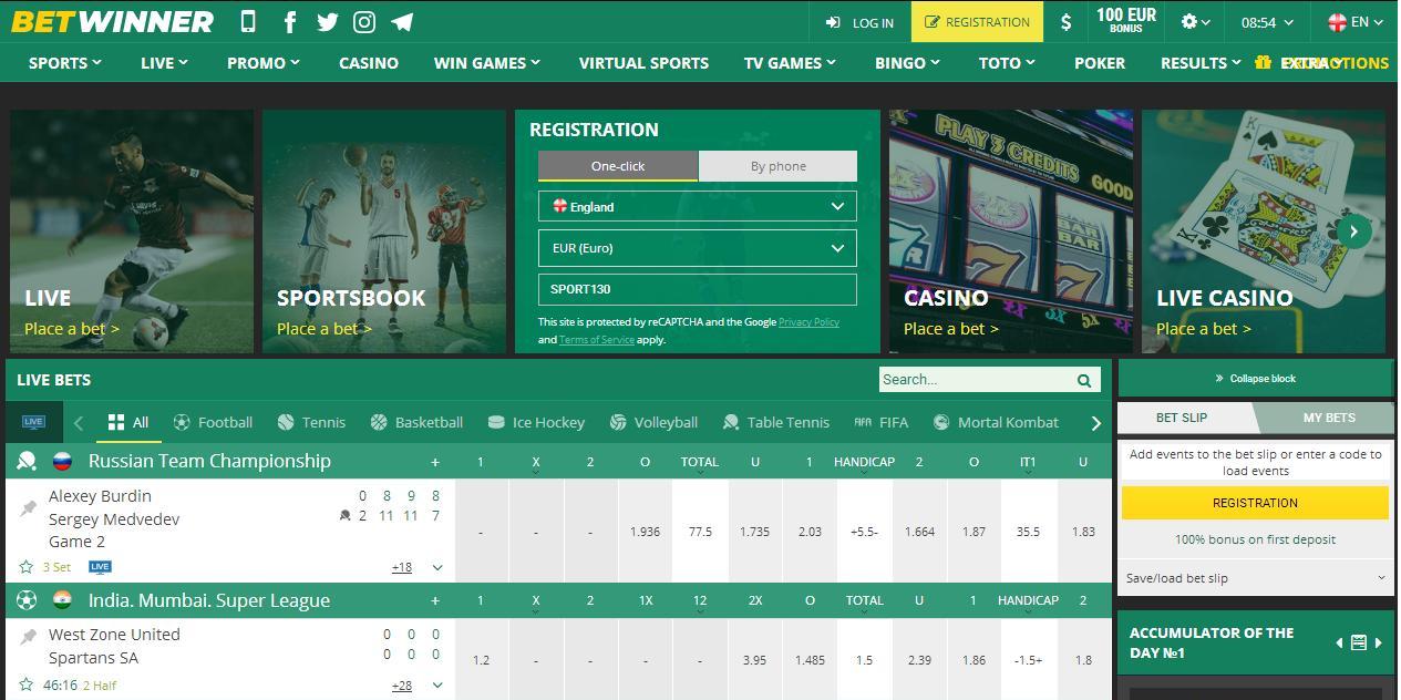 Bookmaker Betwinner Nigeria