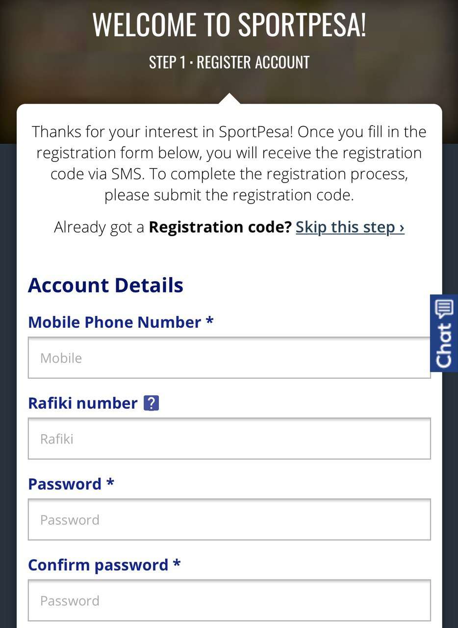 Sportpesa login