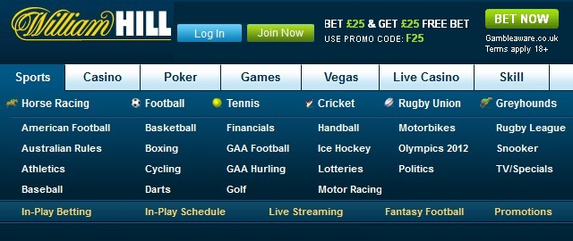 William Hill Sports Betting